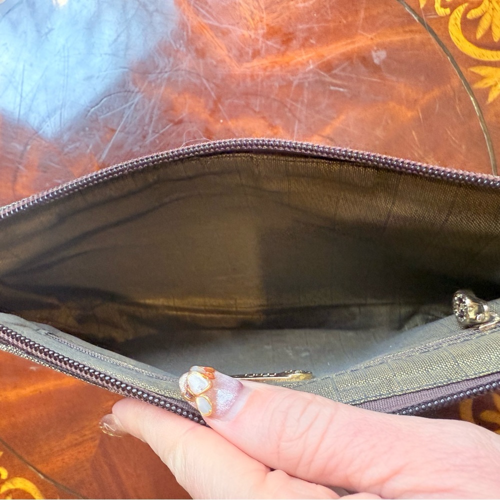 Fendi Zucca Canvas Brown FF Zip Pouch MSRP $1395 - Picture 7 of 12